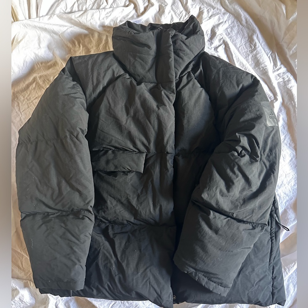 (WMNS) adidas Big Baffle Jacket 'Black' GT6541